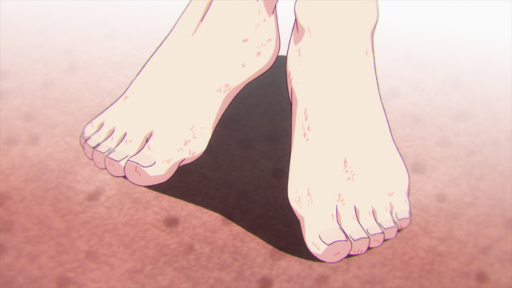 Chiyuki feet with sandals - Runway de Waratte by AnimeGirlsFeets